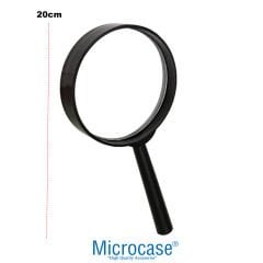 Microcase 100 mm Çap 10X Büyütme El Tipi Büyüteç - AL4371