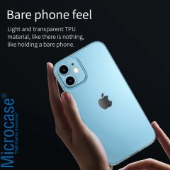 iPhone 12 İnce 0.2 mm Soft Silikon Kılıf