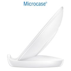 Microcase Universal Wireless Kablosuz Standlı Şarj Padi - AL2792 Beyaz