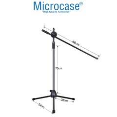 Microcase 26 cm Led Halka Işıklı Ürün Çekim Tripodu Bluetooth Kumandalı - AL2662