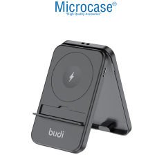 Microcase 14in1 15W Kablosuz Şarjlı Kart Okuyuculu Kablolu Çok Fonksiyonlu Kutu AL4377