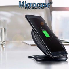 Microcase Universal Wireless Kablosuz Standlı Şarj Padi - AL2791 Beyaz