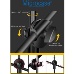Microcase Telefon Başlık Tutuculu Ürün Çekim Tripodu Bluetooth Kumandalı - AL2681