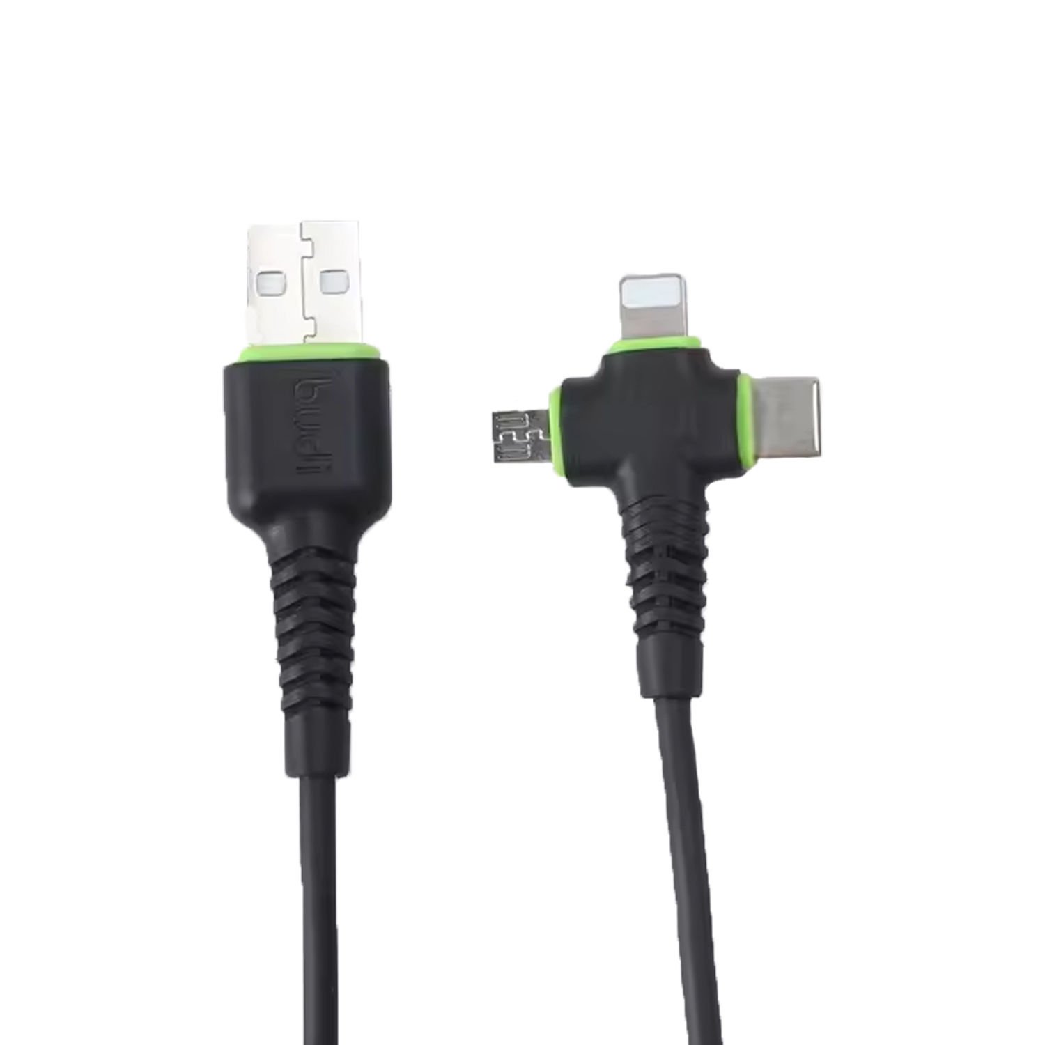 Microcase 25cm 3in1 Lightning Type C Micro USB Şarj ve Data Kablosu-AL4374