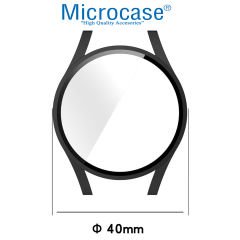 Microcase Samsung Watch FE 40mm  Ekran Korumalı Sert Rubber Kılıf - AL3173