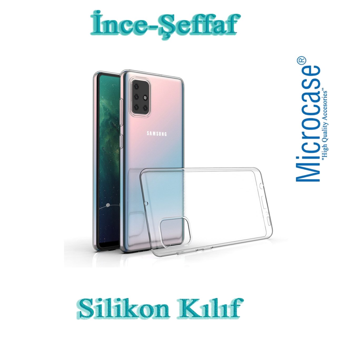Samsung M31s İnce 0.2 mm Soft Silikon Kılıf
