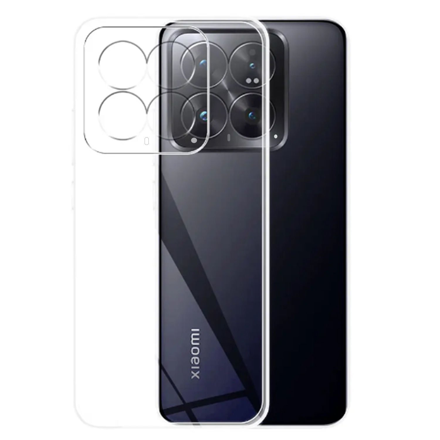 Microcase Xiaomi 14 Global Slim Serisi Soft TPU Silikon Kılıf - Şeffaf AL3324