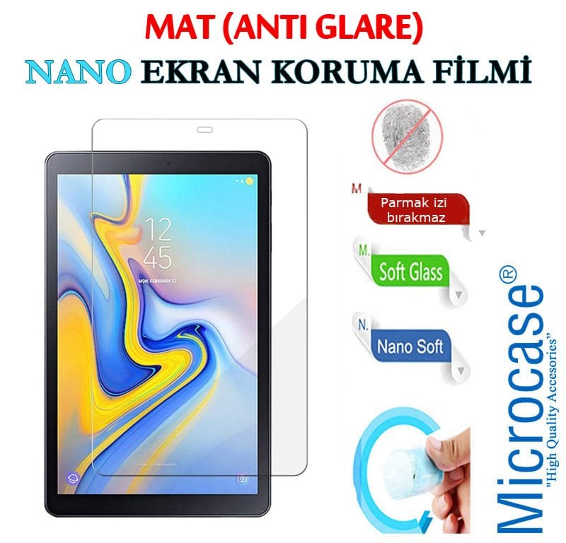 Samsung Galaxy Tab A T590 T595 Nano Esnek Ekran Koruma Filmi MAT