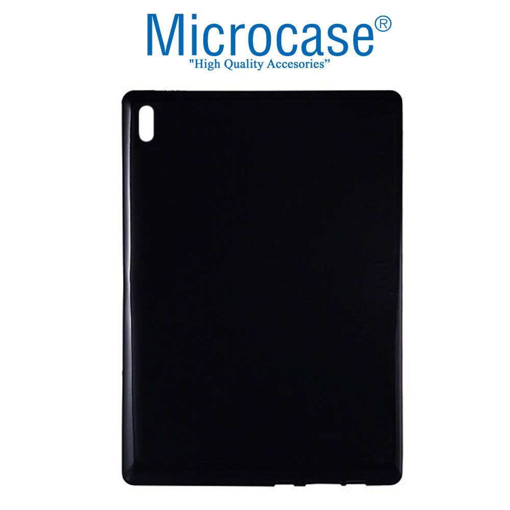 Microcase Lenovo Tab 4 10 Plus TB-X704F 10.1 Tablet Silikon Tpu Soft Kılıf - Siyah