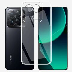 Microcase Xiaomi 14 Pro Global Slim Serisi Soft TPU Silikon Kılıf - Şeffaf AL3324