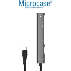 Microcase USB 3.0 Type-C 5in1 Port Çoklayıcı HUB Alüminyum Slim Kasa - AL4123