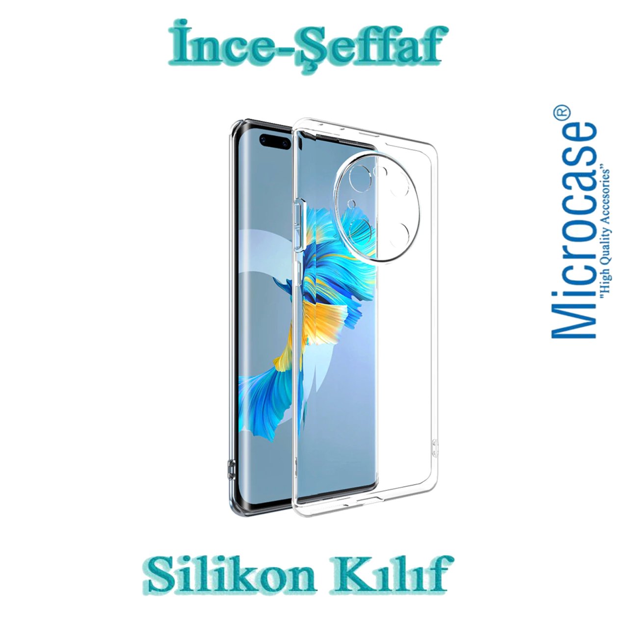 Huawei Mate 40 İnce 0.2 mm Soft Silikon Kılıf