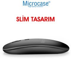 Microcase 800-1200-1600 DPI Bluetooth Kablosuz Mouse - AL2722 Pembe