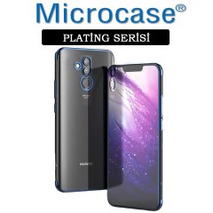 Microcase Huawei Mate 20 Lite Plating Silikon Kılıf + Cam Koruma
