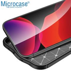 Microcase iPhone 13 Pro Leather Serisi Silikon Kılıf - Siyah