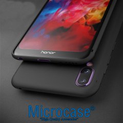 Microcase Huawei Honor Play Elektrocase Silikon Kılıf + Cam Korum
