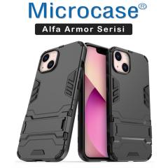 Microcase iPhone 13 Alfa Serisi Armor Standlı Kılıf