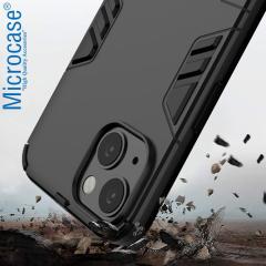 Microcase iPhone 13 Alfa Serisi Armor Standlı Kılıf