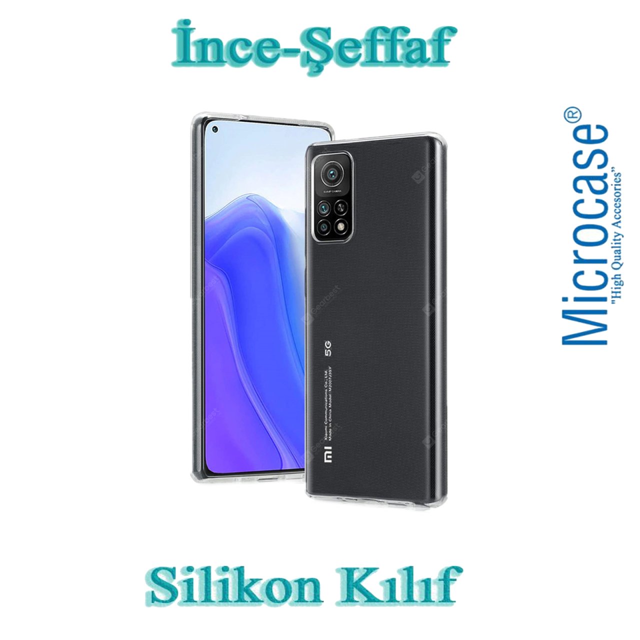 Xiaomi Mi 10T Pro İnce 0.2 mm Soft Silikon Kılıf