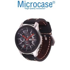 Microcase Amazfit Bip 5  ile Uyumlu Tokalı Suni Süet Deri Görünümünde Kordon Kayış - KY86