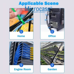 Microcase Yeniden Kullanılabilir Bağcık Kablo Eşya Sabitleme Düzenleme Bağı 20cm  5 ADET - AL5254