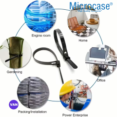Microcase Yeniden Kullanılabilir Bağcık Kablo Eşya Sabitleme Düzenleme Bağı 20cm  5 ADET - AL5254