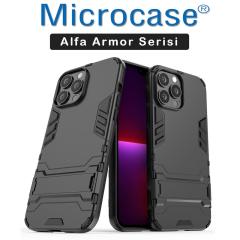 Microcase iPhone 13 Pro Max Alfa Serisi Armor Standlı Kılıf