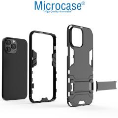 Microcase iPhone 13 Pro Max Alfa Serisi Armor Standlı Kılıf