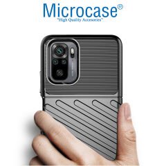 Microcase Xiaomi Poco M5s - Redmi Note 10S Thunder Serisi Darbeye Dayanıklı Silikon Kılıf - AL3421
