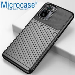 Microcase Xiaomi Poco M5s - Redmi Note 10S Thunder Serisi Darbeye Dayanıklı Silikon Kılıf - AL3421