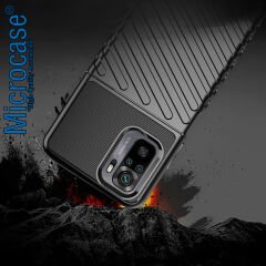 Microcase Xiaomi Poco M5s - Redmi Note 10S Thunder Serisi Darbeye Dayanıklı Silikon Kılıf - AL3421