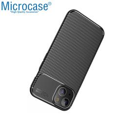 Microcase iPhone 13 Maxy Serisi Silikon Kılıf - Siyah