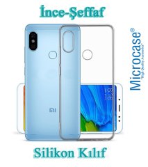 Microcase Xiaomi Mi A2 Lite İnce 0.2 mm Soft Silikon Kılıf + CAM