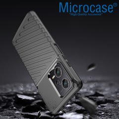 Microcase Xiaomi Redmi Note 12 Global Thunder Serisi Darbeye Dayanıklı Silikon Kılıf - AL3421