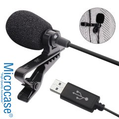 USB Girişli Bilgisayar Laptop Yaka Mikrofonu AL2563