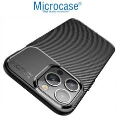 Microcase iPhone 13 Pro Maxy Serisi Silikon Kılıf - Siyah