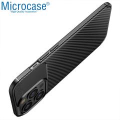 Microcase iPhone 13 Pro Maxy Serisi Silikon Kılıf - Siyah