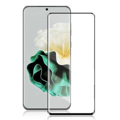 Microcase Huawei P60 / P60 Pro için 3D Kavisli Tam Kaplayan Çerçeveli Mat Cam Koruma - AL3124