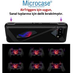 Microcase Asus ROG Phone 5 AirTriggers Uyumlu Gamepad Silikon Kılıf - Siyah