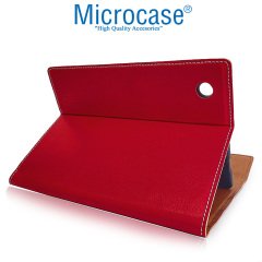 Microcase iPad 7.Nesil 10.2 inch 2019 Sleeve Serisi Mıknatıs Kapaklı Standlı Kılıf - Fuşya