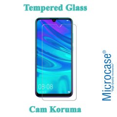 Microcase Huawei P Smart 2019 Anka Serisi Yüzük Standlı Armor Kılıf Siyah + Tempered Glass Cam Koruma (SEÇENEKLİ)