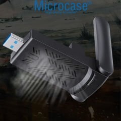 Microcase Dual Band AX1800 Wifi 6 3.0 Kablosuz USB Wifi Adaptörü AL4124