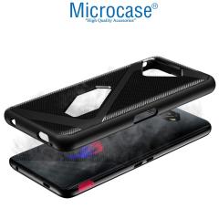 Microcase Asus ROG Phone 5 Ultimate AirTriggers Uyumlu Gamepad Silikon Kılıf - Siyah