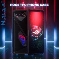 Microcase Asus ROG Phone 5 Ultimate AirTriggers Uyumlu Gamepad Silikon Kılıf - Siyah