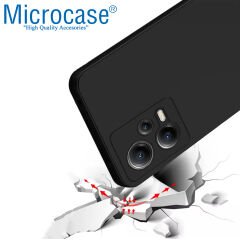 Microcase Xiaomi Redmi Note 12 Çin Versiyon Matte Serisi Silikon TPU Kılıf - Siyah AL3367