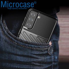 Microcase Samsung Galaxy S23 Plus Thunder Serisi Darbeye Dayanıklı Silikon Kılıf - AL3421