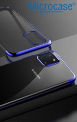 Microcase Samsung Galaxy Note 10 Lite - Galaxy A81 Plating Series Soft Silikon Kılıf - Mavi
