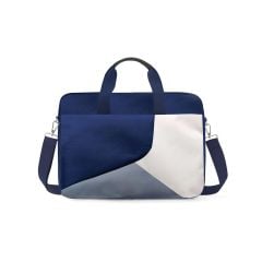Microcase Lenovo IdeaPad Pro (2025) TB375FC 12.7 inch için Tablet Çantası 2 Bölmeli AL4228 Lacivert Gri Krem
