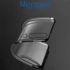 Microcase Xiaomi Mi 10 Plating Series Soft Silikon Kılıf - Siyah