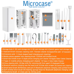 Microcase 32in1 Çok Fonksiyonlu Elektronik Eşya Temizleme ve Fırça Seti - AL5253